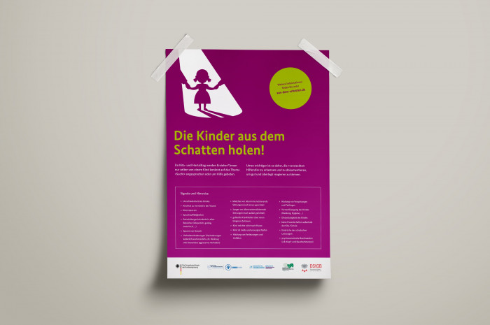 Kinder aus dem Schatten Plakatdesign Logodesign Kinder aus dem Schatten Plakatdesign Logodesign