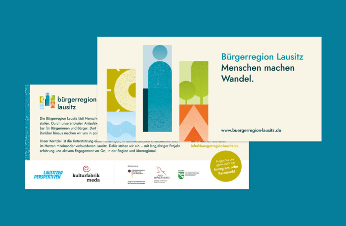 Bürgerregion Lausitz Corporate Design Webdesign