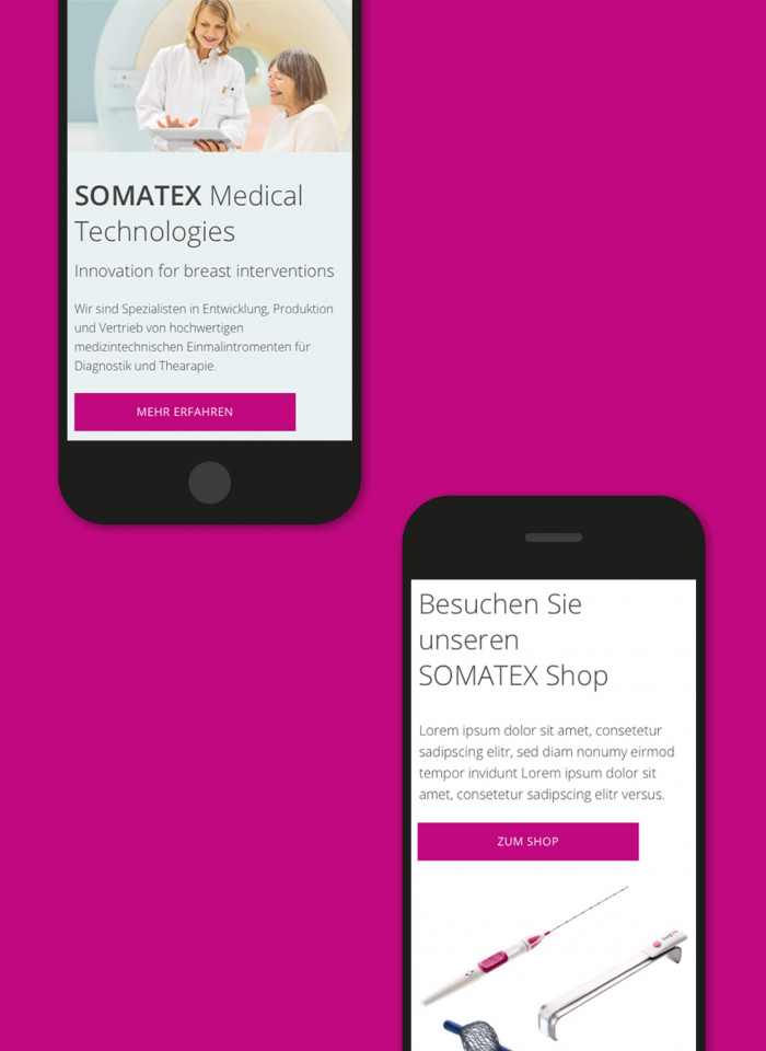 Somatex Responsive-Website Startseite Somatex Responsive-Website Startseite