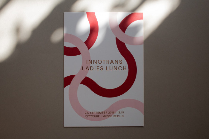 Ladies Lunch 2016 Flyer Print Heißfolienprägung Ladies Lunch 2016 Flyer Print Heißfolienprägung