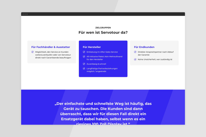 Servotour Responsive Onepager Servotour Responsive Onepager