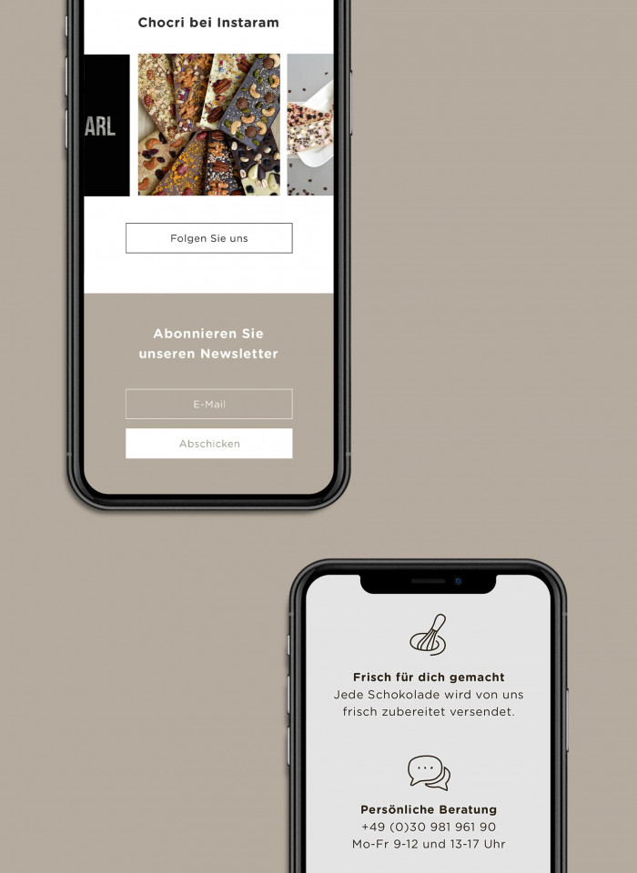 chocri Responsive Webdesign Onlineshop chocri Responsive Webdesign Onlineshop