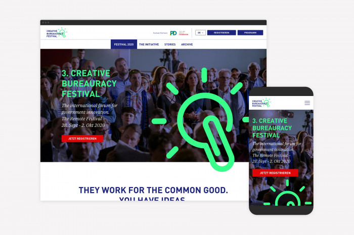 Creative Bureaucracy Festival Responsive Webdesign Homepage Creative Bureaucracy Festival Responsive Webdesign Homepage