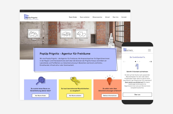 Popup Prignitz Responsive Webdesign