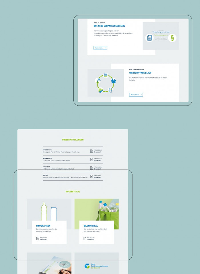 EinWeg mit Pfand Responsive Webdesign EinWeg mit Pfand Responsive Webdesign