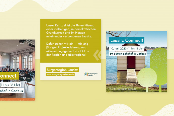 Bürgerregion Lausitz Corporate Design Social Media Bürgerregion Lausitz Corporate Design Social Media