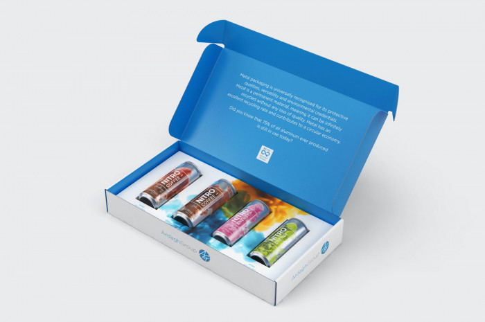 Ardagh Innovation Box vollständige Ansicht des Packaging